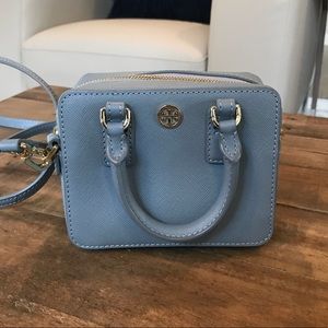 Tory Burch Robinson Shrunken Boxy Satchel